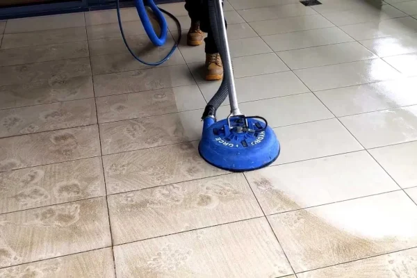 Deep steam tile and grout cleaning by Shine Time Floor Care in Charlotte NC