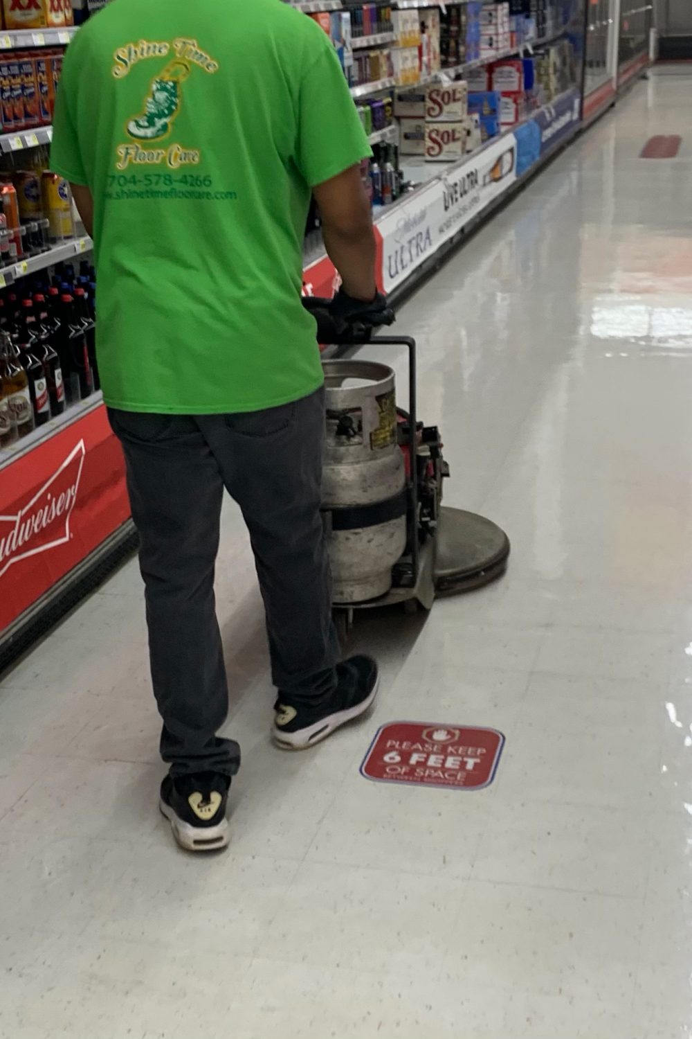 Floor Buffing Service in Charlotte,NC By Shine Time Floor Care