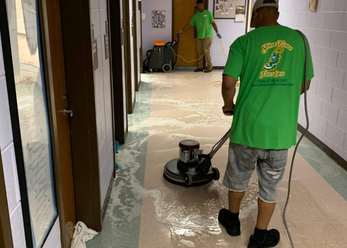 Professional floor cleaning services in Charlotte NC by Shine Time Floor Care