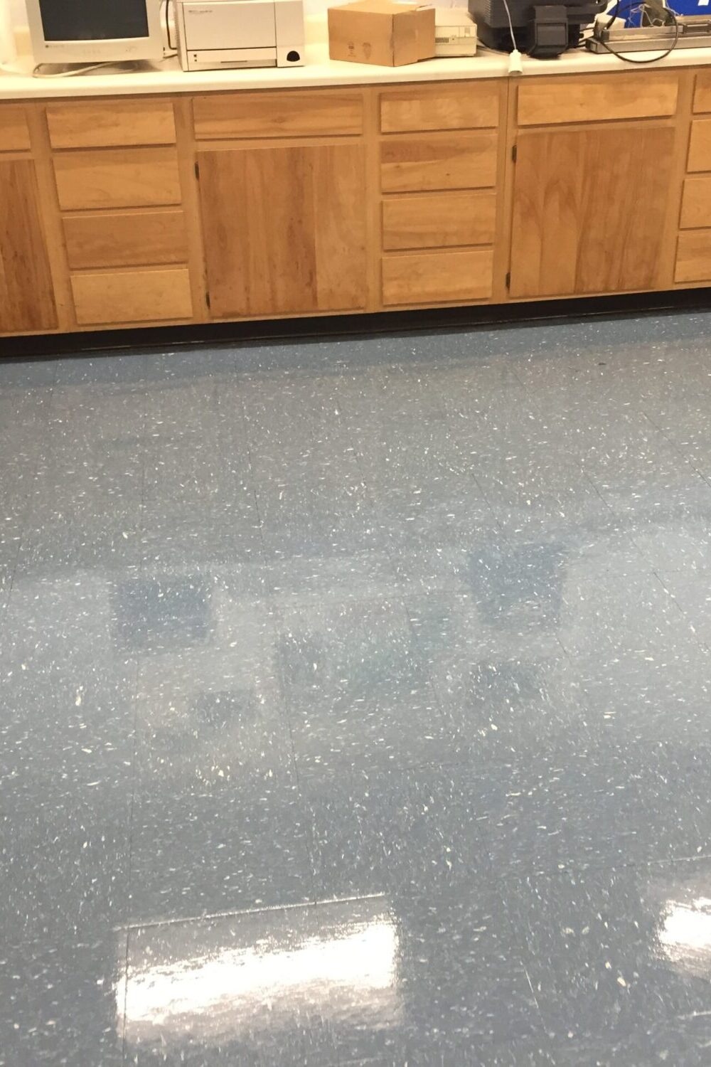 after floor waxing service in Charlotte NC by Shine Time Floor Care