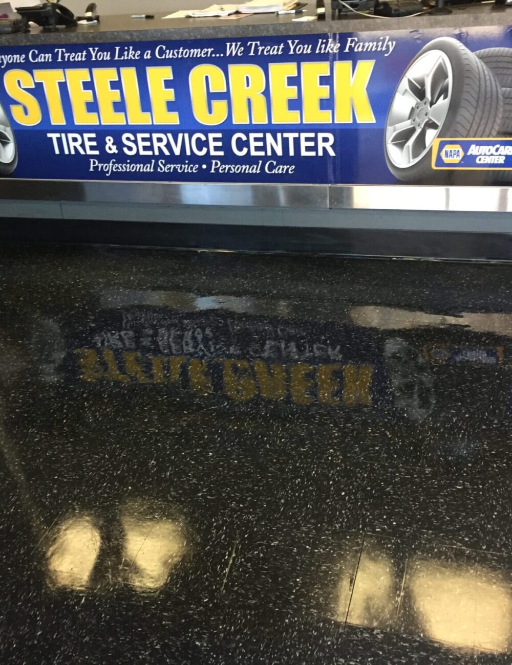 after professional floor waxing service in Charlotte NC by Shine Time Floor Care