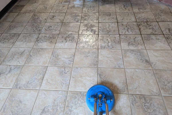 Restored church tile and grout cleaning in Charlotte North Carolina by Shine Time Floor Care